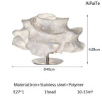 Nevo Chrome Chandelier: Nordic Design Aluminum LED Pendant Light for Home, Restaurant