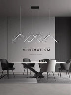 Geometric LED Pendant Lights Modern Minimalist Chandelier Lighting