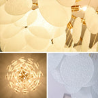 Nordic Glass Ceiling Chandelier for Luxury Home Decor