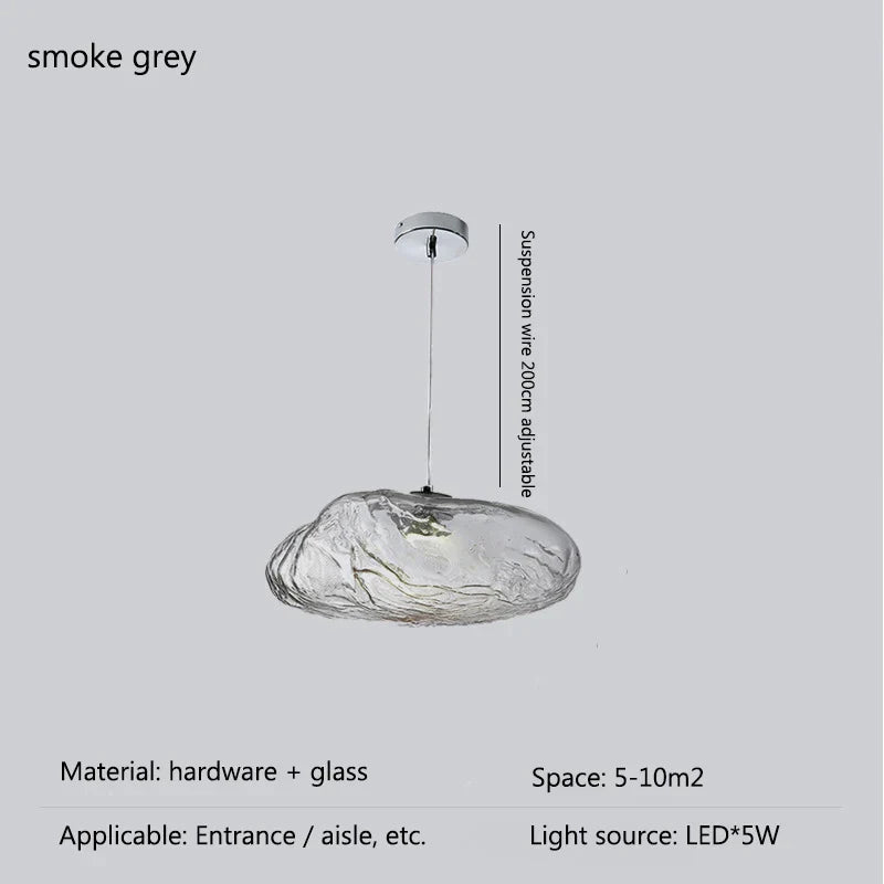 Modern Loft Glass Pendant Lights Chandeliers for Living Room Stairwell Lighting