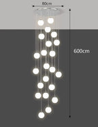 Nordic Dining Pendant Light Chandelier for Living Room, Indoor Ceiling Lamp