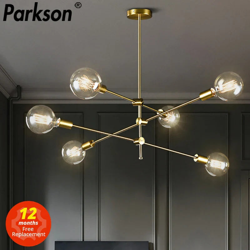 Nordic Pendant Light: Modern Art Decoration Hanging Lamp, E27 LED, Indoor Ceiling, Home Decor
