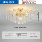 Crystal Chandelier | Luxury Living Room Light | Creative Elegant Lighting