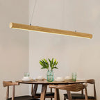 Round Nordic Solid Wood Bar Pendant Lamp for Indoor Lighting Fixture