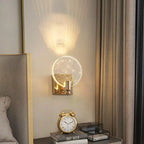 Crystal Bubble Wall Lamp: Modern Luxury Lighting for Bedroom, Living Room, and Aisle
