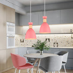 Nordic Aluminum Pendant Lights Modern Wood Hanging Lighting E27 LED Loft Suspension Luminaire