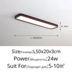 LED Ceiling Lights: Modern Nordic Kitchen Study Living Room Dimmable Remote Control