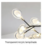 Modern Luxury Petal LED Pendant Light for Living Room, Bedroom, and Kitchen