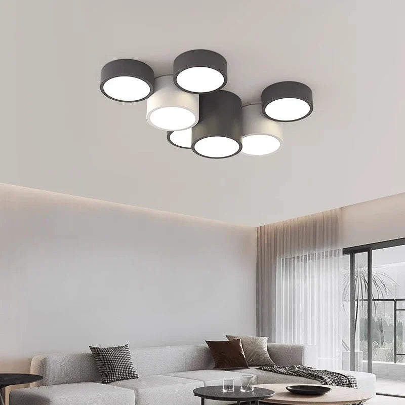 Cylinder LED Ceiling Lamp for Living Room and Bedroom Decor