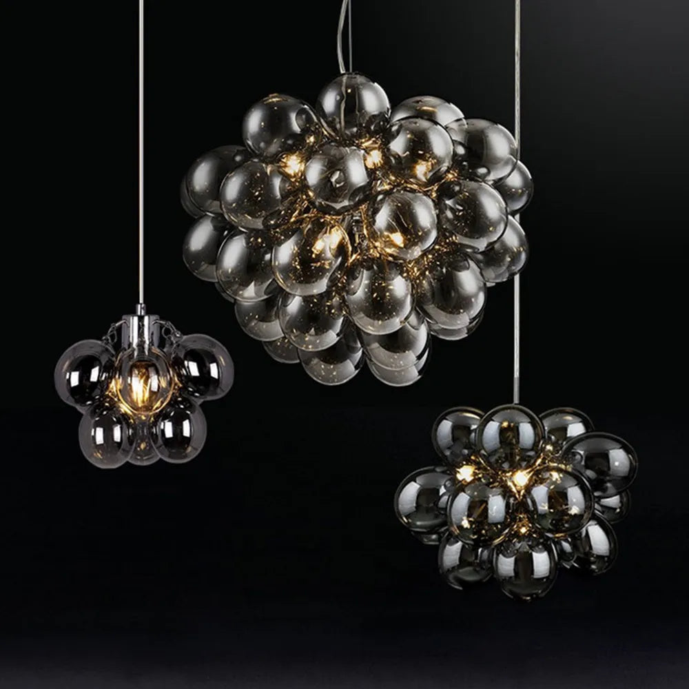 Modern Colour Bubble Chandelier for Living Room Bedroom Decor, Industrial Pendant Lighting