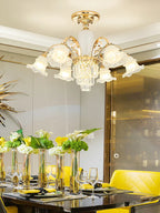 Modern Light Luxury Living Room Chandelier Elegant Dining Bedroom Lamp