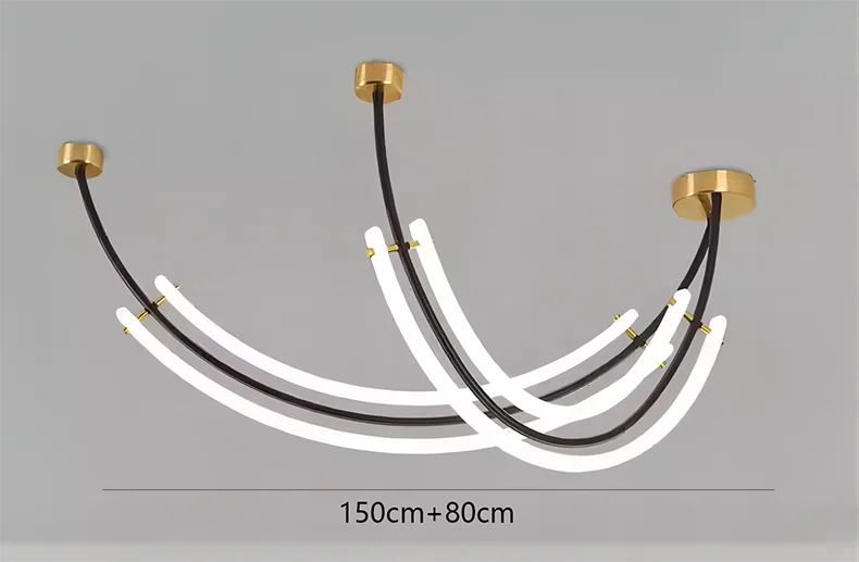 Modern LED Pendant Light Chandeliers for Living and Dining Room Lighting