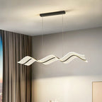 Nordic Wave Acrylic LED Chandelier Dining Room Pendant Lights