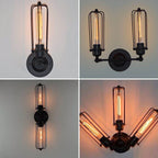 Retro Vintage Industrial Wall Light Bedside Lamp Living Room Bedroom Staircase Lighting Fixtur