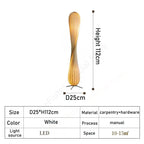 Wabi Sabi Wooden Floor Lamp for Retro Simple Home Art