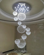 Modern Crystal Ball LED Ceiling Chandelier Pendant Lights Luxury Hanging Lamp