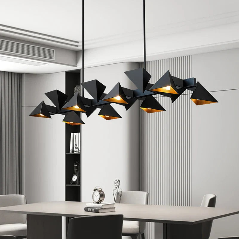 Geometric Polygon LED Pendant Lamp for Modern Minimalist Personality