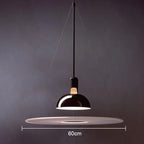 Flying Saucer Chandelier: Luxury LED Indoor Pendant Lighting for Restaurant, Bar, Bedroom.