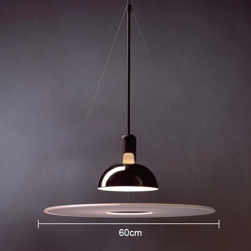 Flying Saucer Chandelier: Luxury LED Indoor Pendant Lighting for Restaurant, Bar, Bedroom.