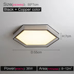 Sun Round Table Lamp: Modern Nordic Bedroom LED Ceiling Lighting