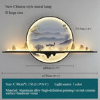Modern LED Chinese Picture Wall Lamp for Creative Indoor Decor