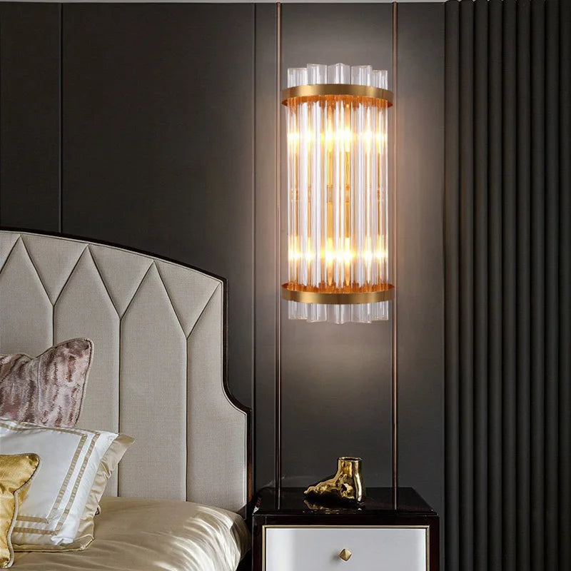 Crystal Luxury Wall Lamp for Modern Bedroom, Living Room, Staircase - LED Indoor Lighting