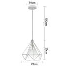 Retro Industrial Brass Pendant Chandelier for Living Room