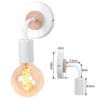 Industrial LED Wall Light Retro Loft Lamps E27 Iron Lampshade Sconce