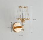 Glass Wall Lights: Modern Minimalist LED Bedside Lamp for Bedroom and Living Room