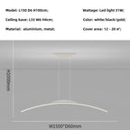 Modern Nordic LED Chandelier for Dining Room Island, Office, and Living Room