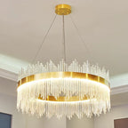 Modern Glass Rod LED Pendant Chandelier for Home Indoor Lighting