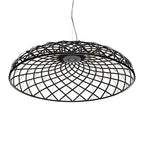 SKynest Rope LED Chandelier: Circular Woven Fireworks Light for Living Room & Restaurant