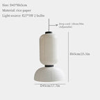 Wabi Sabi Rice Paper Chandelier Pendant Lamps | Japan Style LED Ceiling Light