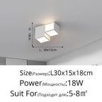 Square LED Chandeliers: Modern Home Indoor Lighting Fixtures for Living, Bedroom, Dining Room