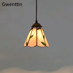 Tiffany Pendant Lights: Stained Glass Hanging Lamp for Mediterranean Loft Home Decor