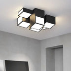 Square LED Chandeliers: Modern Home Indoor Lighting Fixtures for Living, Bedroom, Dining Room