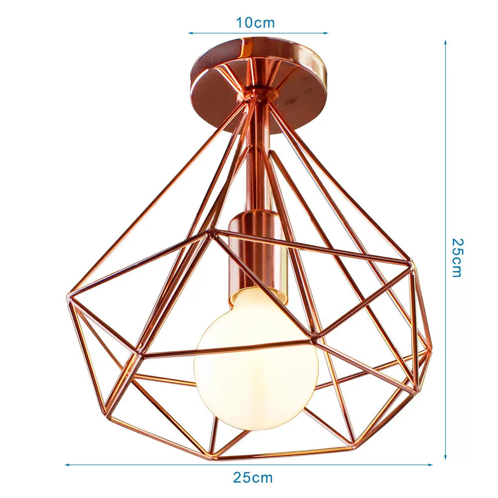 Vintage Industrial Ceiling Light Shade for Modern Kitchen Living Room Decor