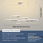 Modern LED Pendant Lights Chrome/Gold Plated for Dining Living Kitchen