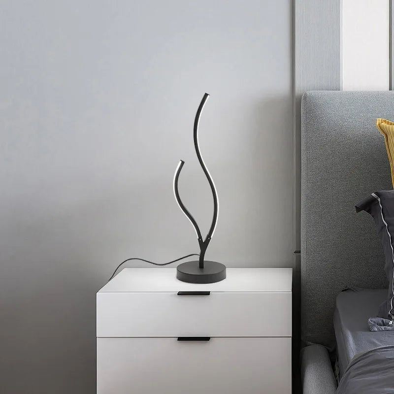 Modern LED Corner Floor Lamp for Living Bedroom, Creative Design Home Decor