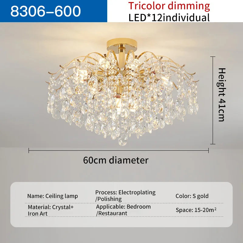 Crystal Chandelier: Modern Elegance for Stylish Living Spaces