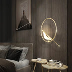 Modern Magpie Bird LED Wall Lamp for Bedroom Decor