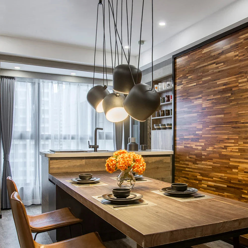 Industrial Spider Pendant Lamp for Living Room, Bedroom, Kitchen - Nordic Style