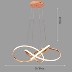 Modern Pendant Light: Indoor LED Chandelier Ceiling Lamp - Decorative Dining Room Lighting