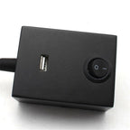 Wall Reading Light with USB Port Output and Switch for Bed Reading