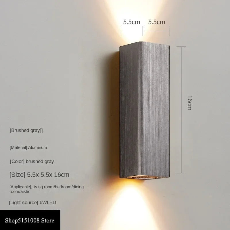 LED Indoor Wall Lamp for Corridor Bedroom Lighting Decor Sconce