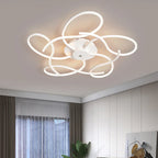 Modern LED Chandelier for Smart Home Alexa, Living Room and Bedroom Décor