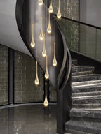 Crystal Chandelier: Modern LED Pendant Light for Villa Living Room and Attic