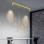 Long Strip Spotlight Pendant Lamp: Modern Chandelier for Living, Dining, Bedroom, Hall Lighting