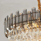 K9 Crystal Modern Ceiling Chandelier for Living Room Lighting Fixture
