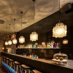 Aeolian Bells Shell Chandelier for Mediterranean Living Room, Shop, Bar, and Restaurant